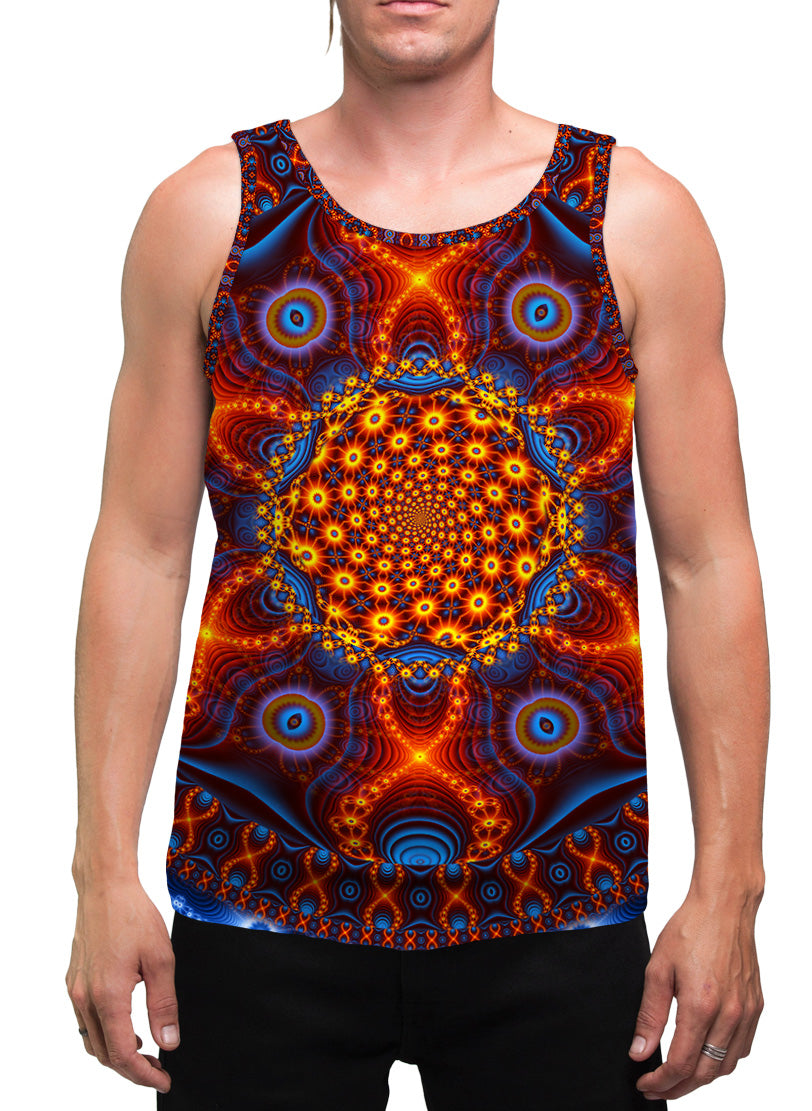 Psy Men's Tank | Psychedelic Mandala | Trippy | Rave | Cactivated DNA – Pumayana