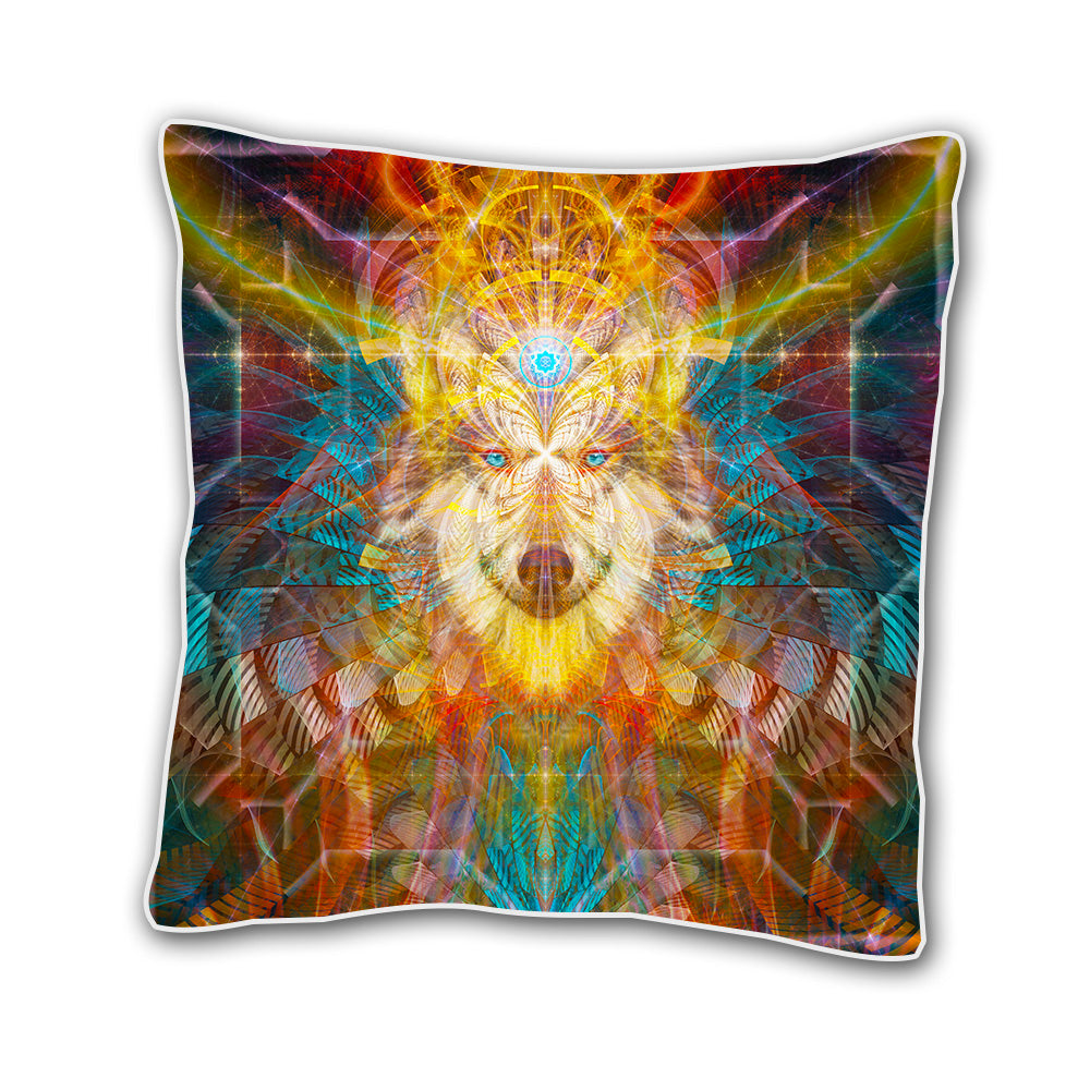 Spiritual Wolf Cushion