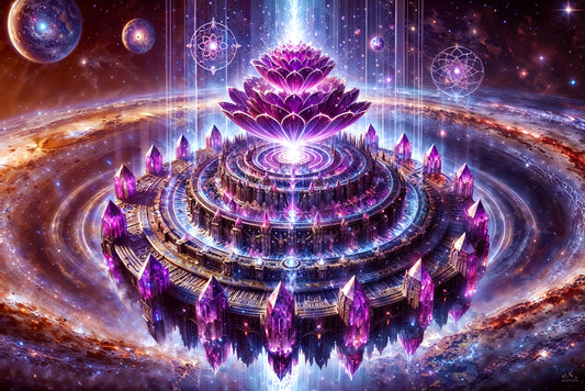 Luminaya Portal Temple | Spiritual Visionary Artwork