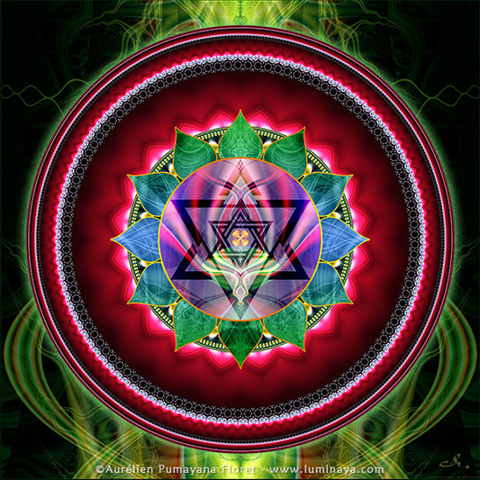 Heart Chakra, Anahata Chakra | Healing Visionary Artwork