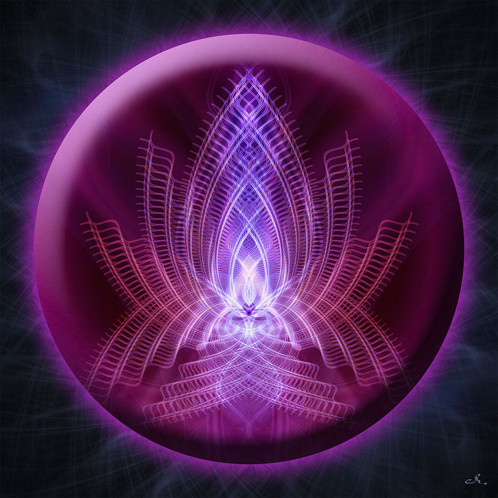 Violet Flame | Healing Visionary Artwork