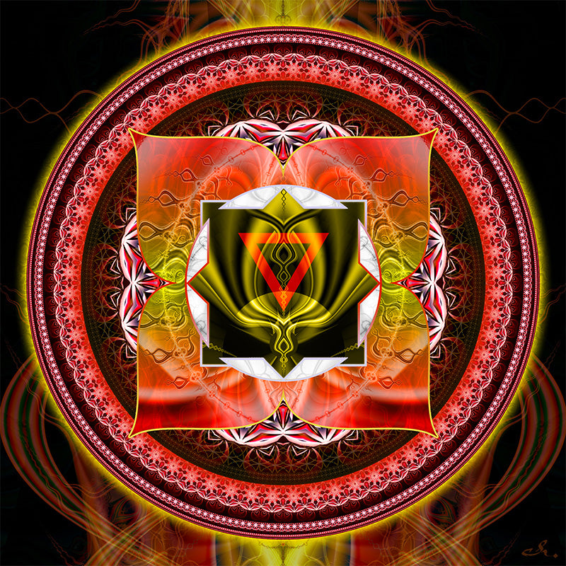 Root Chakra, Mooladhara Chakra | Healing Visionary Artwork