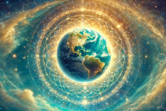 The Lemurian Grid | Galactic Visionary Artwork