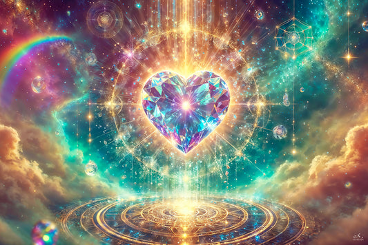 The Heart of Lemuria | Galactic Visionary Artwork
