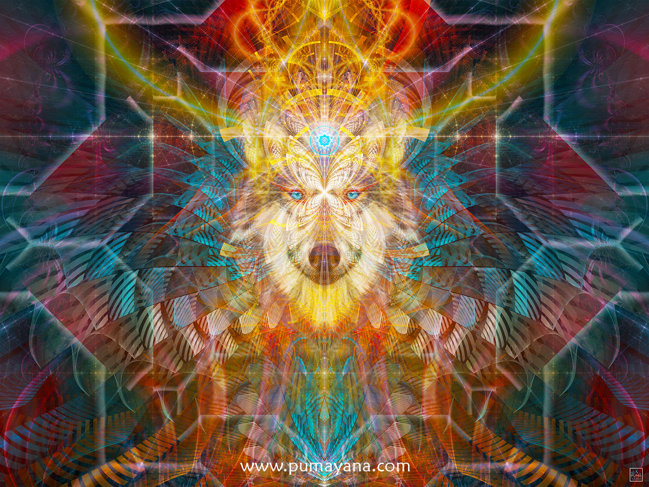 Wolf Beauwolf Spirit | Animal Totem Visionary Artwork