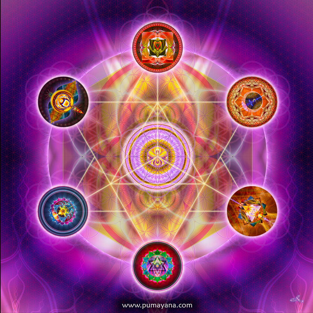 The Seven Chakras | Healing Visionary Artwork
