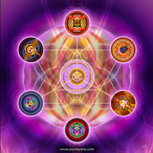 The Seven Chakras | Healing Visionary Artwork
