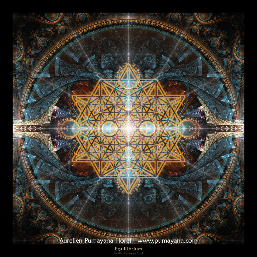 Equilibium | Sacred Geometry Visionary Artwork
