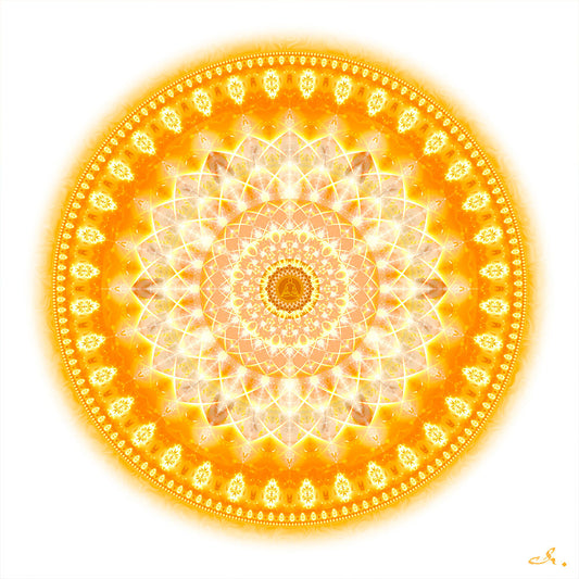 Golden Samadhi | Healing Visionary Artwork