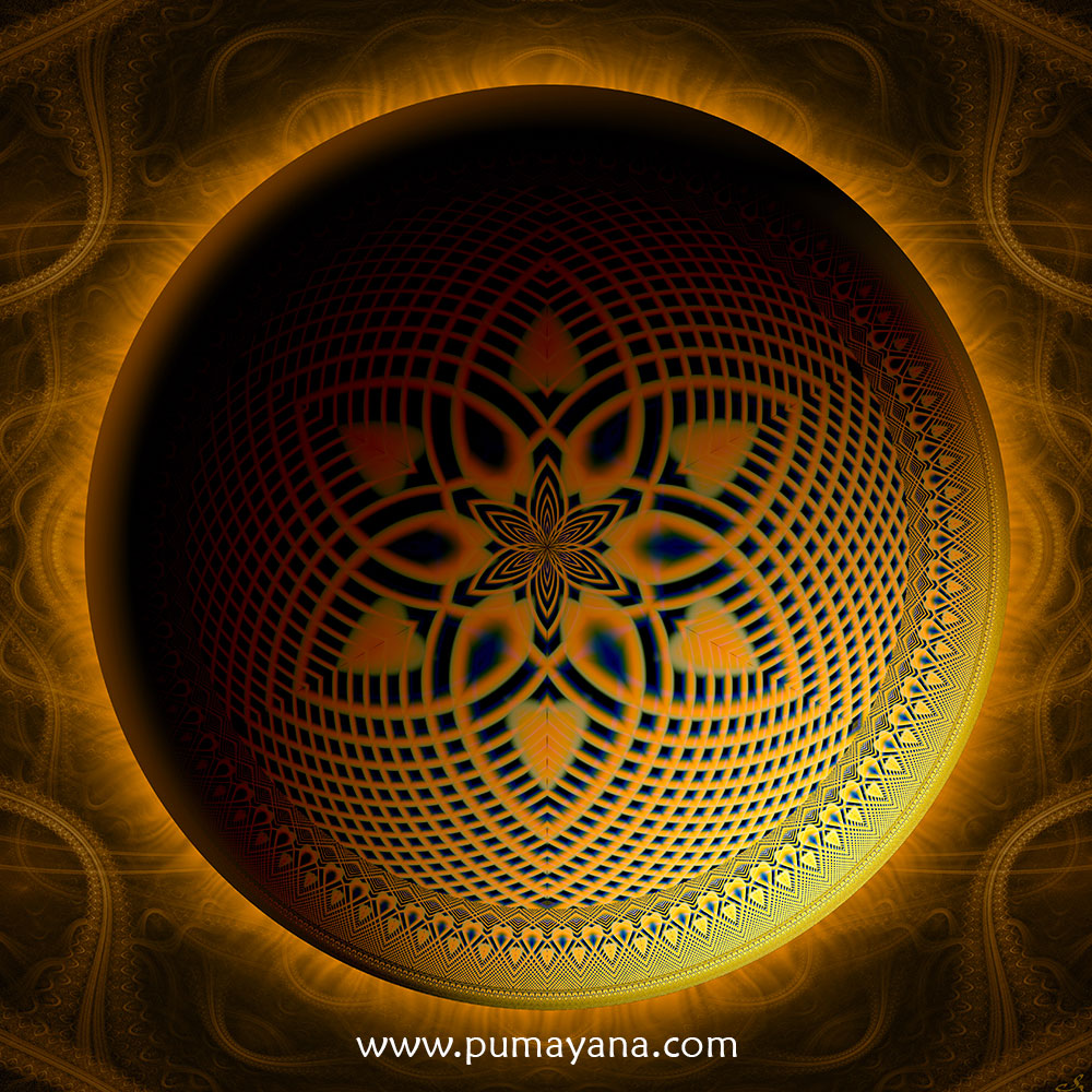 Solar Moon | Sacred Geometry Visionary Artwork