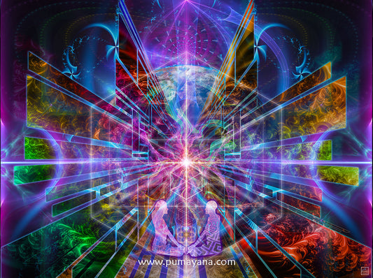 You Are All That Is | Spiritual Visionary Artwork