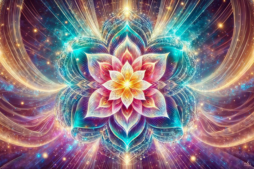 Pleiadian Lotus | Galactic Visionary Artwork