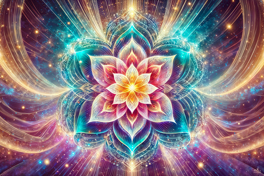 Pleiadian Lotus | Galactic Visionary Artwork