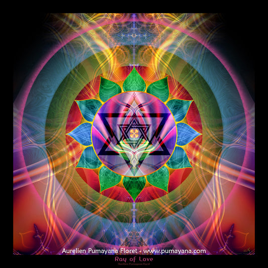 Ray of Love Heart Chakra | Healing Visionary Artwork