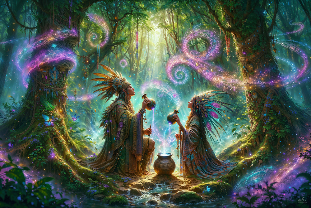 Shamanic Initiation | Shamanic Visionary Artwork