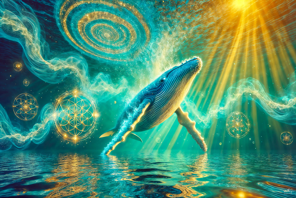 Sacred Whale | Galactic Visionary Artwork