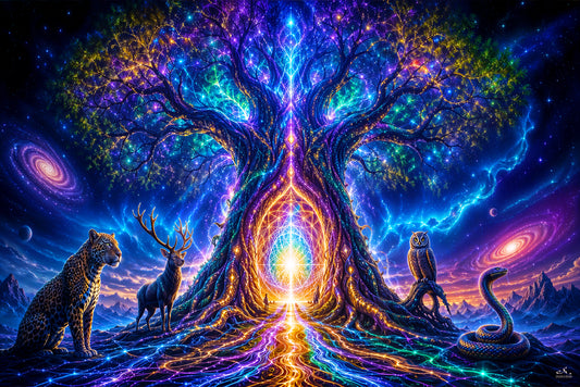 Shamanic Tree | Shamanic Visionary Artwork