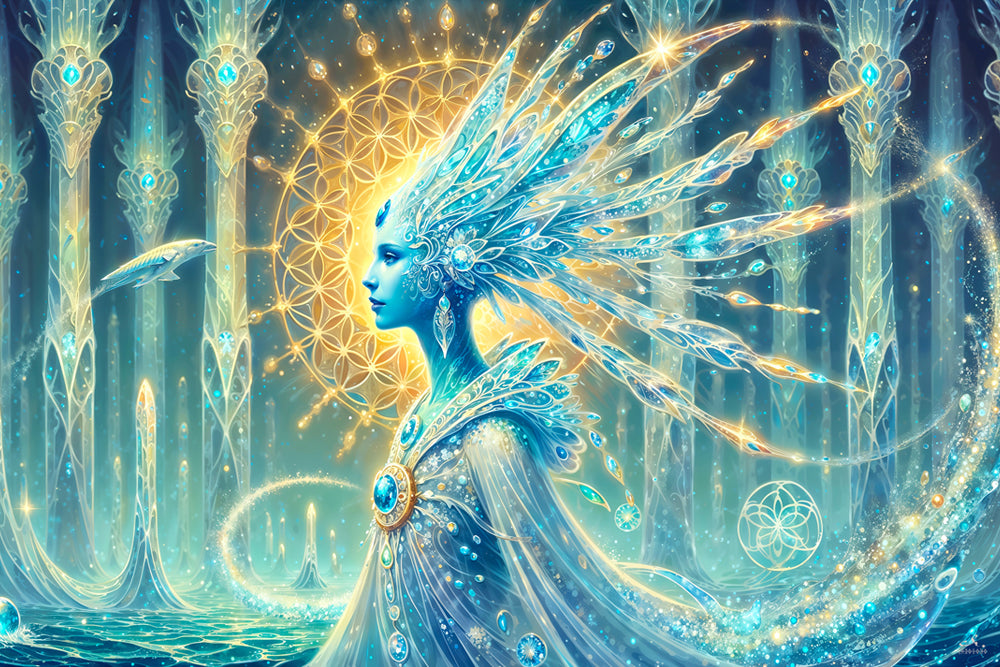 Sirian Goddess | Galactic Visionary Artwork