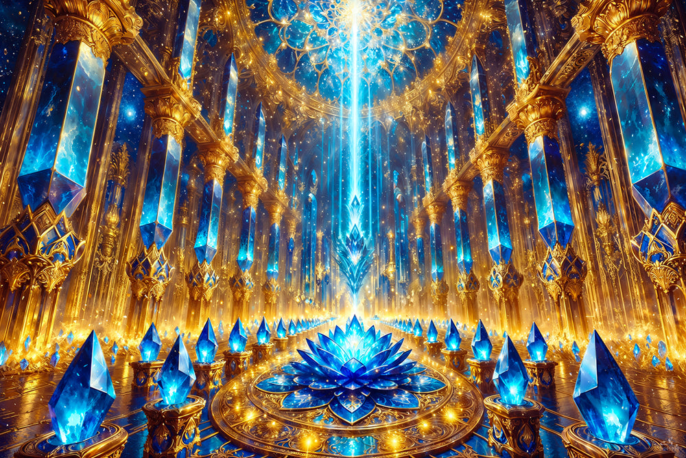Sirian Crystal Temple | Galactic Visionary Artwork