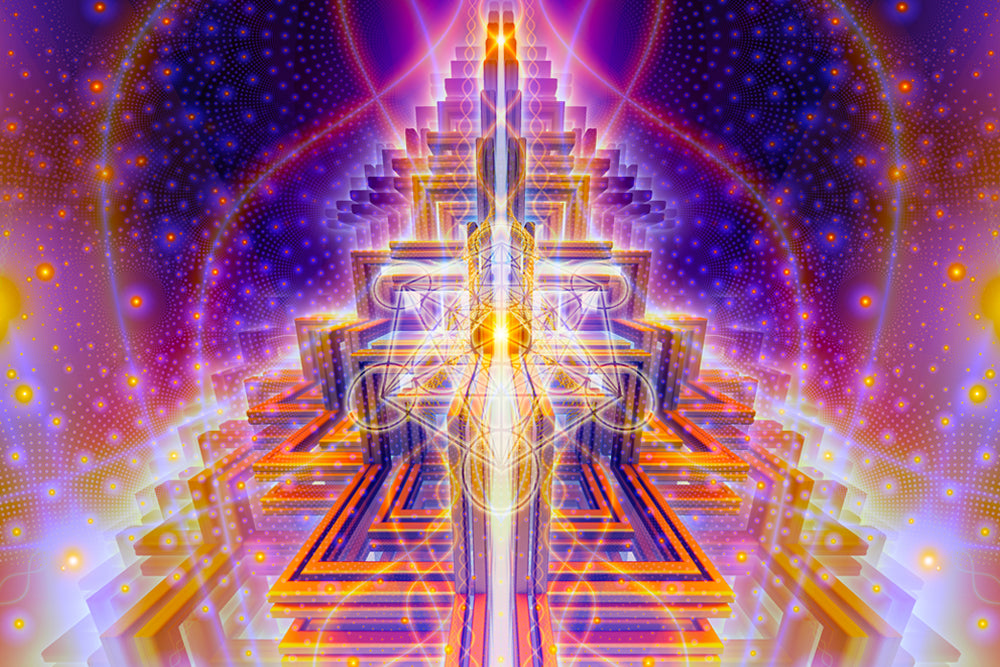 Spread the Light | Spiritual Visionary Artwork