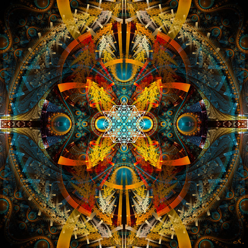 Star Matrix | Sacred Geometry Visionary Artwork