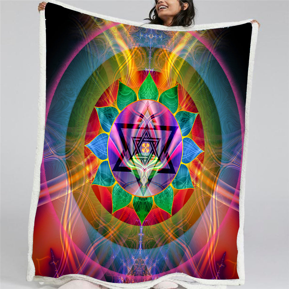 Meditation Fleece Blanket