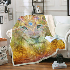 Lion Fleece blanket 1