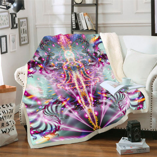 Spiritual Sherpa fleece Blanket