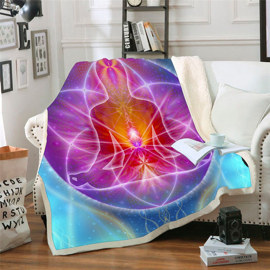 Mandala Fleece Blanket
