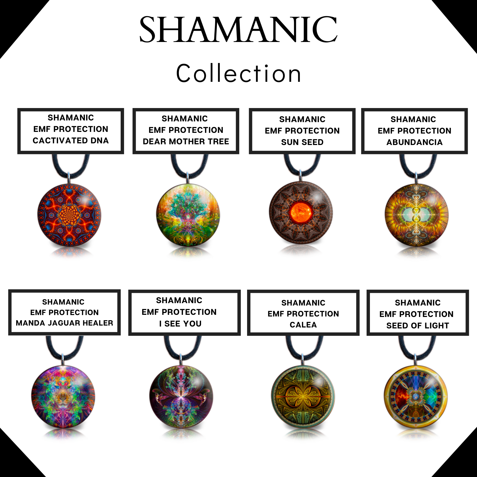 Orgone Necklace | Shamanic Orgonite Pendant | Shaman | Seed of Light