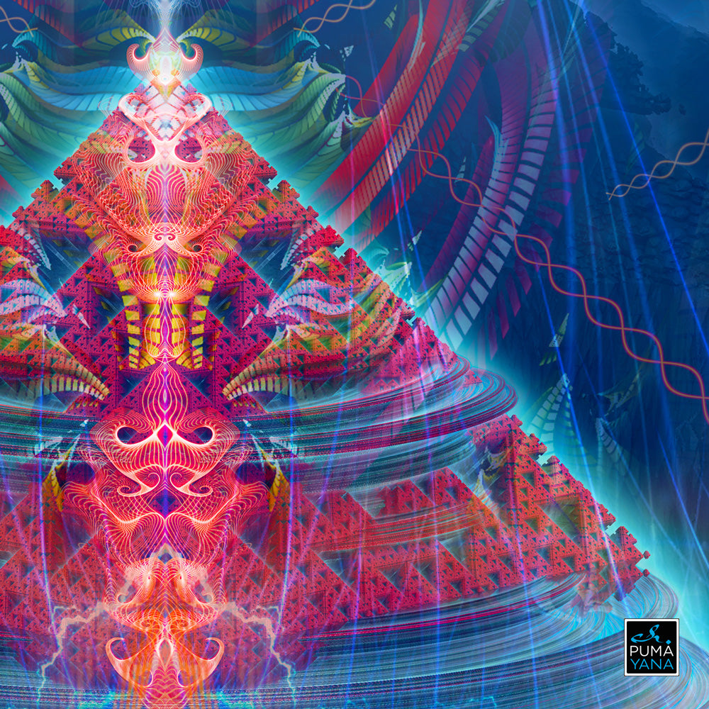 Lemurian Artefact Cosmic Poster | Art Print | Meditation | Spiritual |