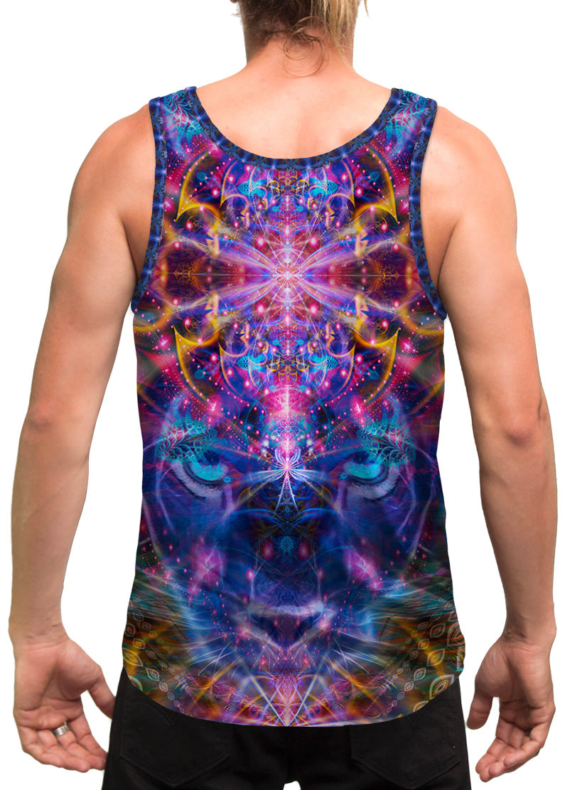 Trippy Men's Top | Tank | Sacred Masculine | Pumayana The Magician