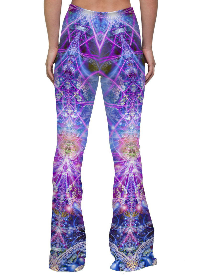 Colorful Psychedelic Trippy Art Bell Bottom Leggings Pants for Women  Elastic High Waisted Flare Pants, Style, X-Small : : Clothing,  Shoes & Accessories