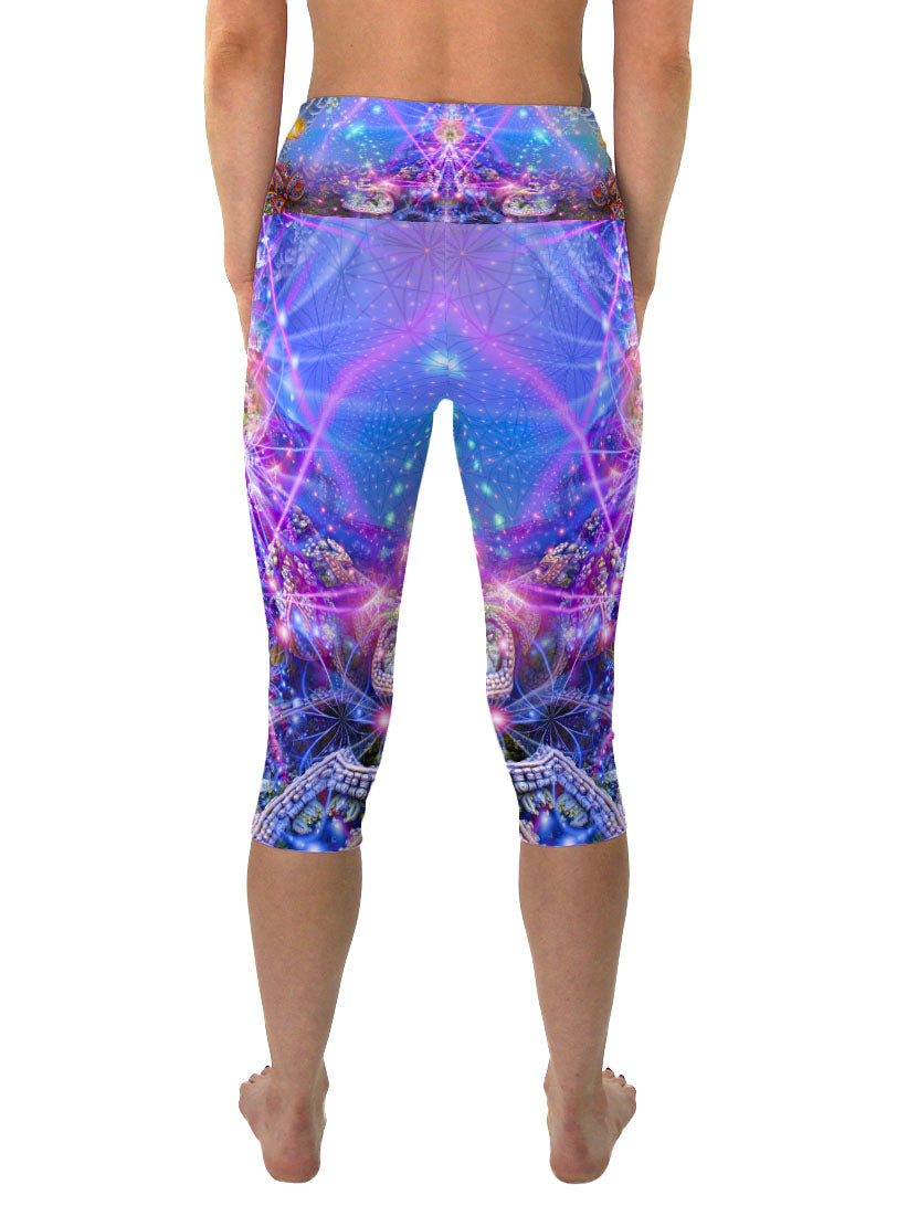 Recycled Cropped Yoga Leggings 4