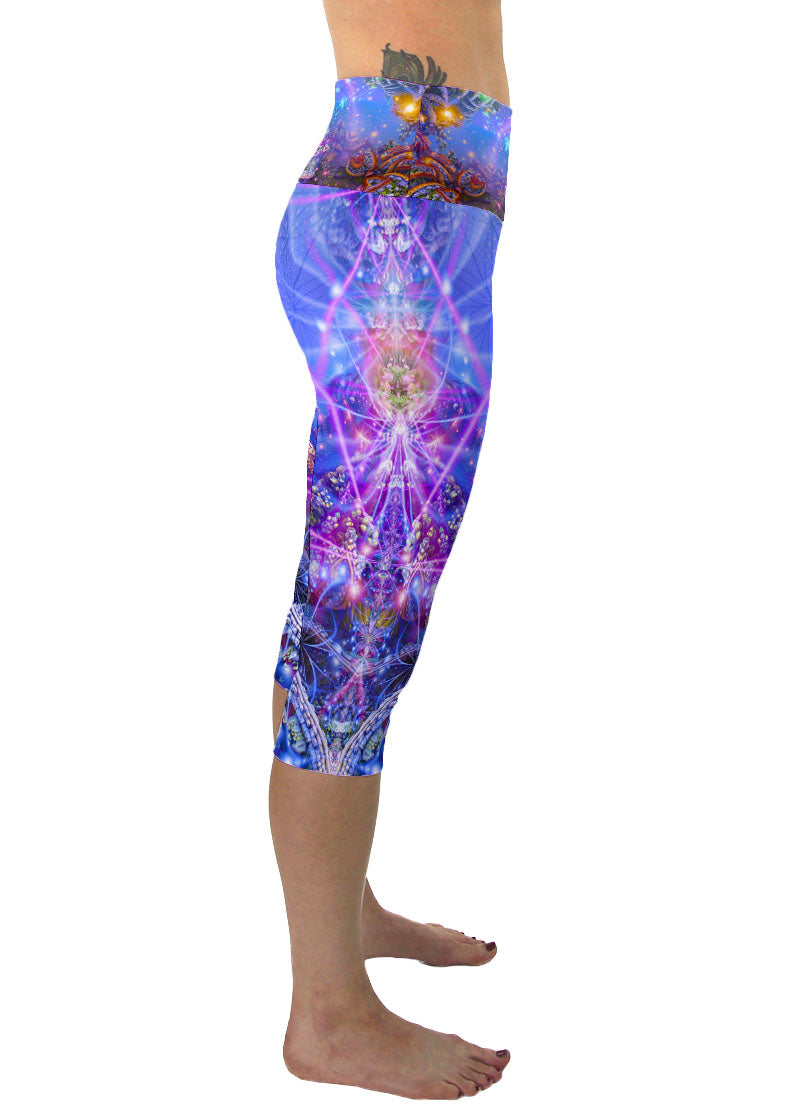 Recycled Cropped Yoga Leggings
