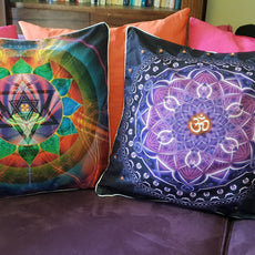 Psychedelic Throw Pillow Cover