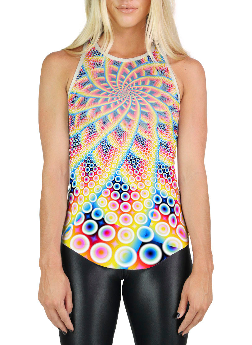 Psychedelic Womens Racerback Shirt