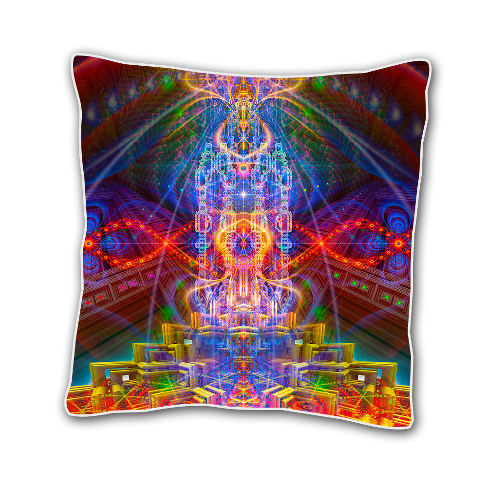 Trippy Throw Pillow Cover