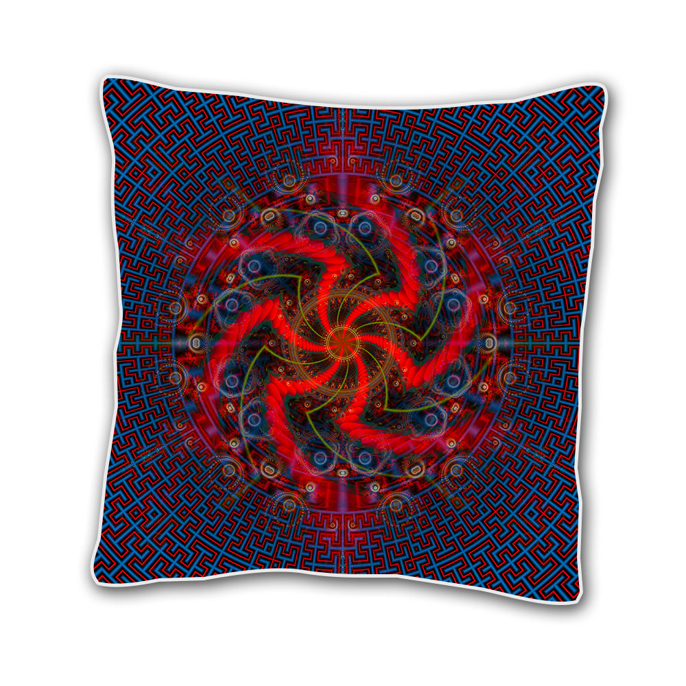 Trippy 18 x 18 In Throw Pillow Cover