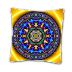 Blue Lotus Cushion Cover