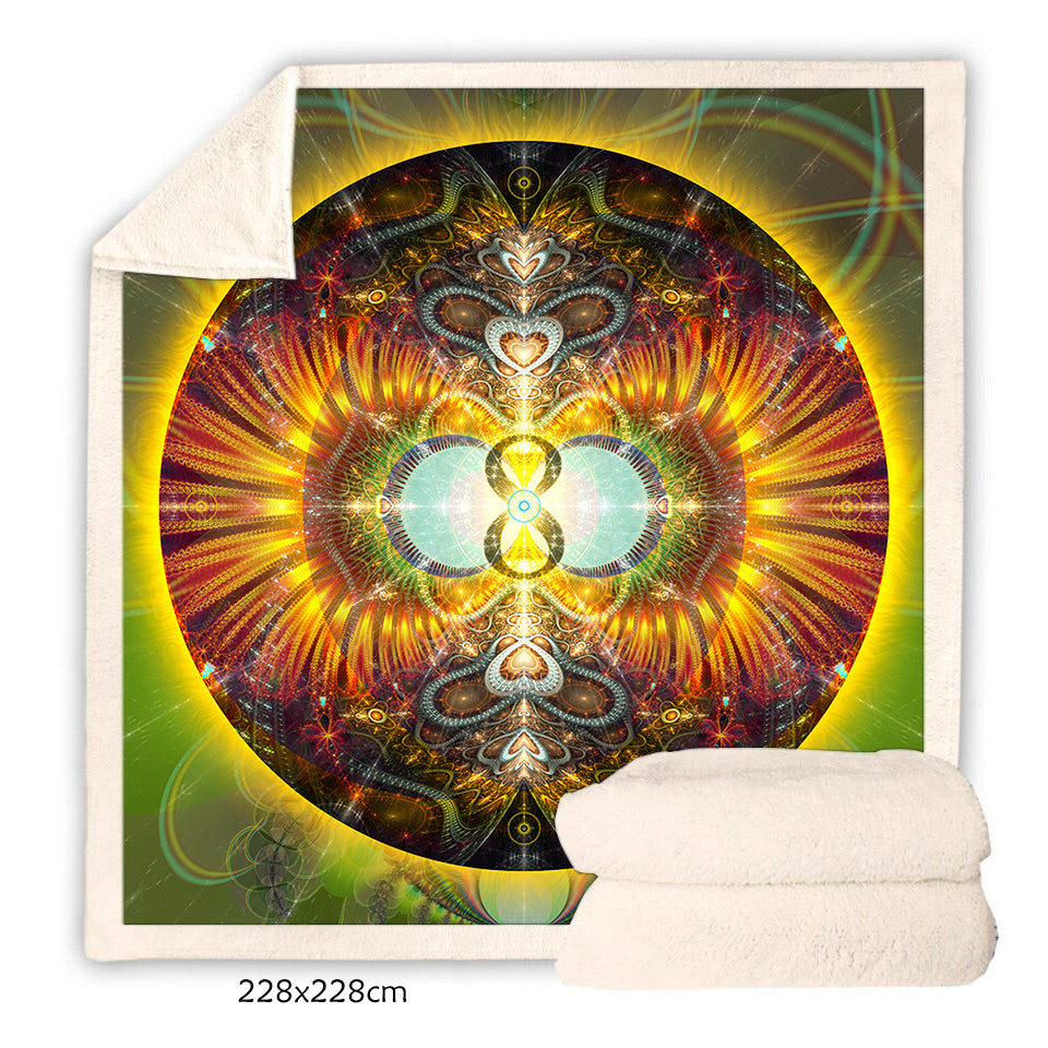 Abundancia Sherpa Fleece Blanket 1