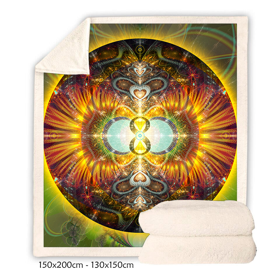 Abundancia Sherpa Fleece Blanket 2