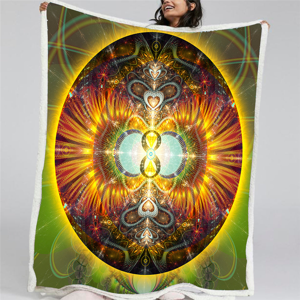 Abundancia Sherpa Fleece Blanket 