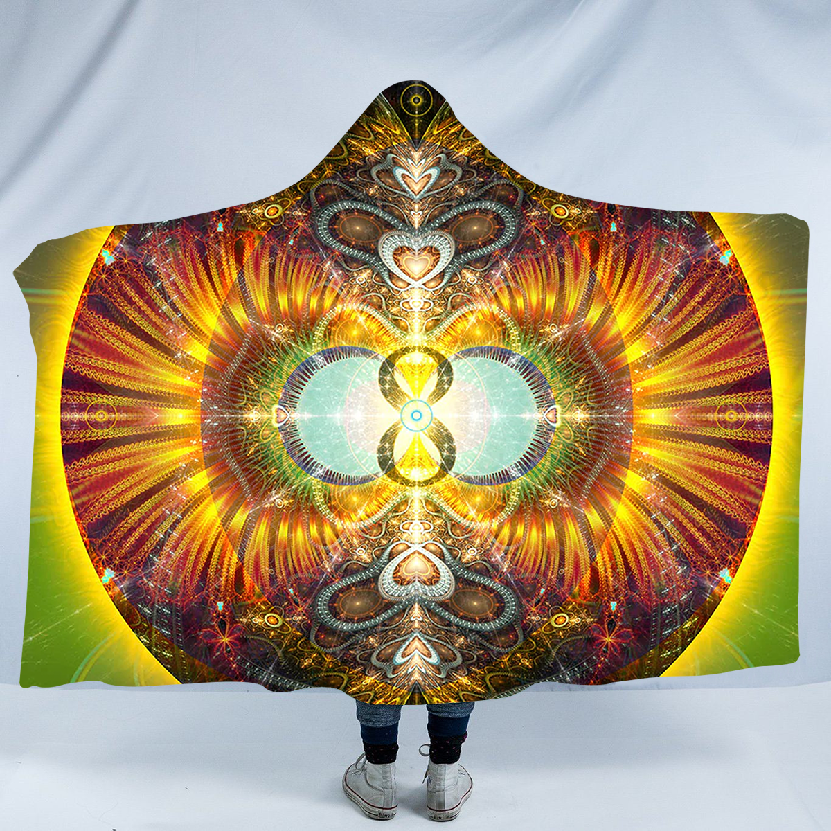 Abundance Sherpa Hooded Blanket