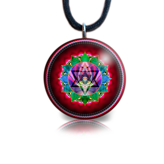 Heart Chakra Pendant | Healing Orgone Pendant | 4th Chakra | Anahata