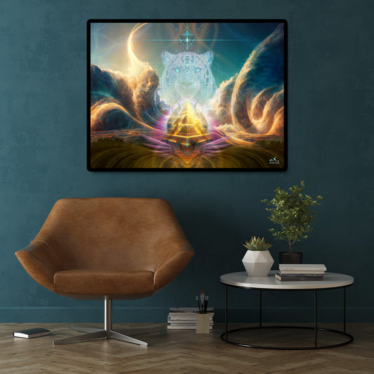 Crystal Jaguar | Animal Totem Visionary Artwork