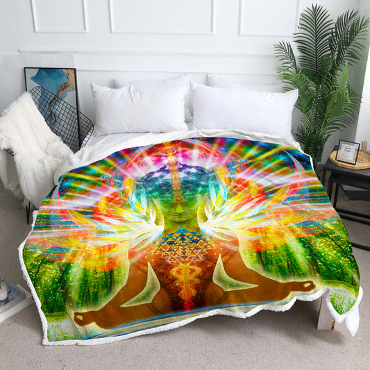 Meditation Throw Blanket