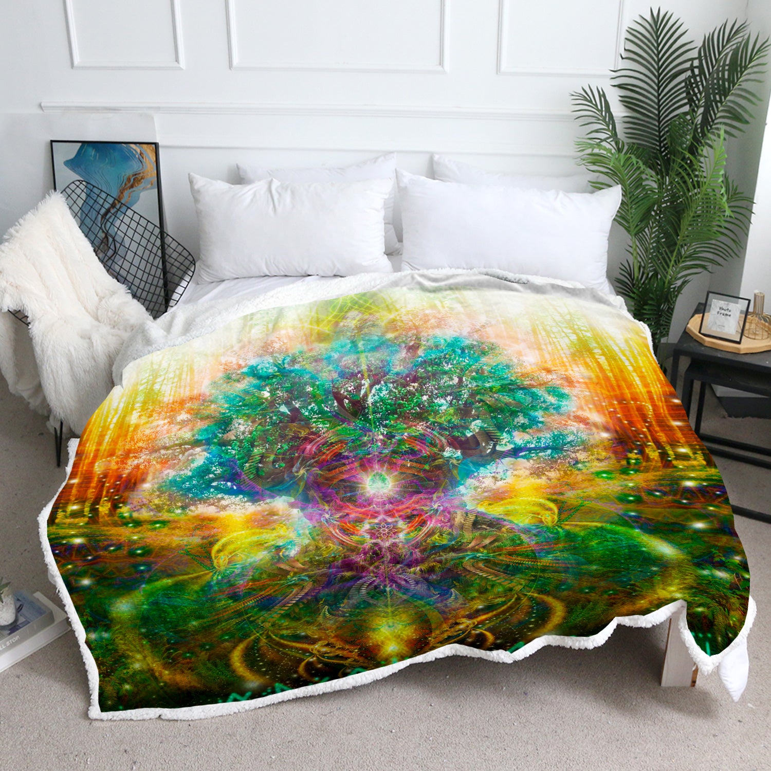 Tree of Life Throw Blanket 