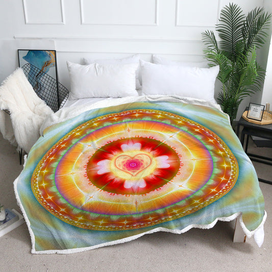 Heart healing Throw Blanket