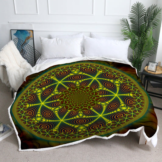 Psychedelic Throw Blanket